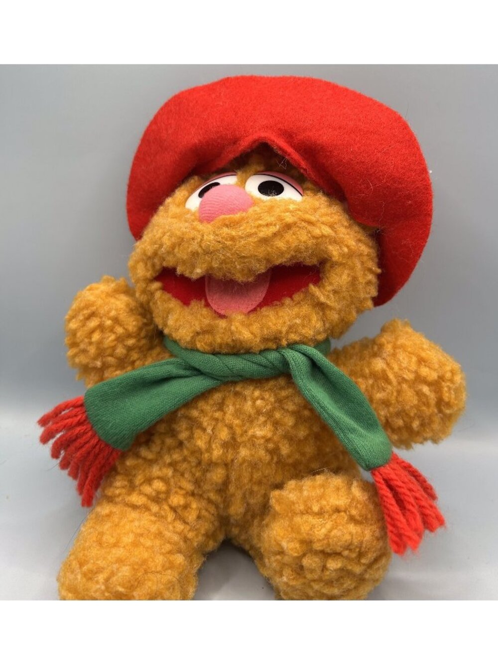 1987 Vintage McDonald’s Baby Fozzie Bear Muppets Christmas Plush